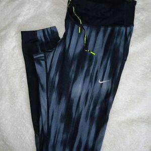Nike Black and Gray Leggings